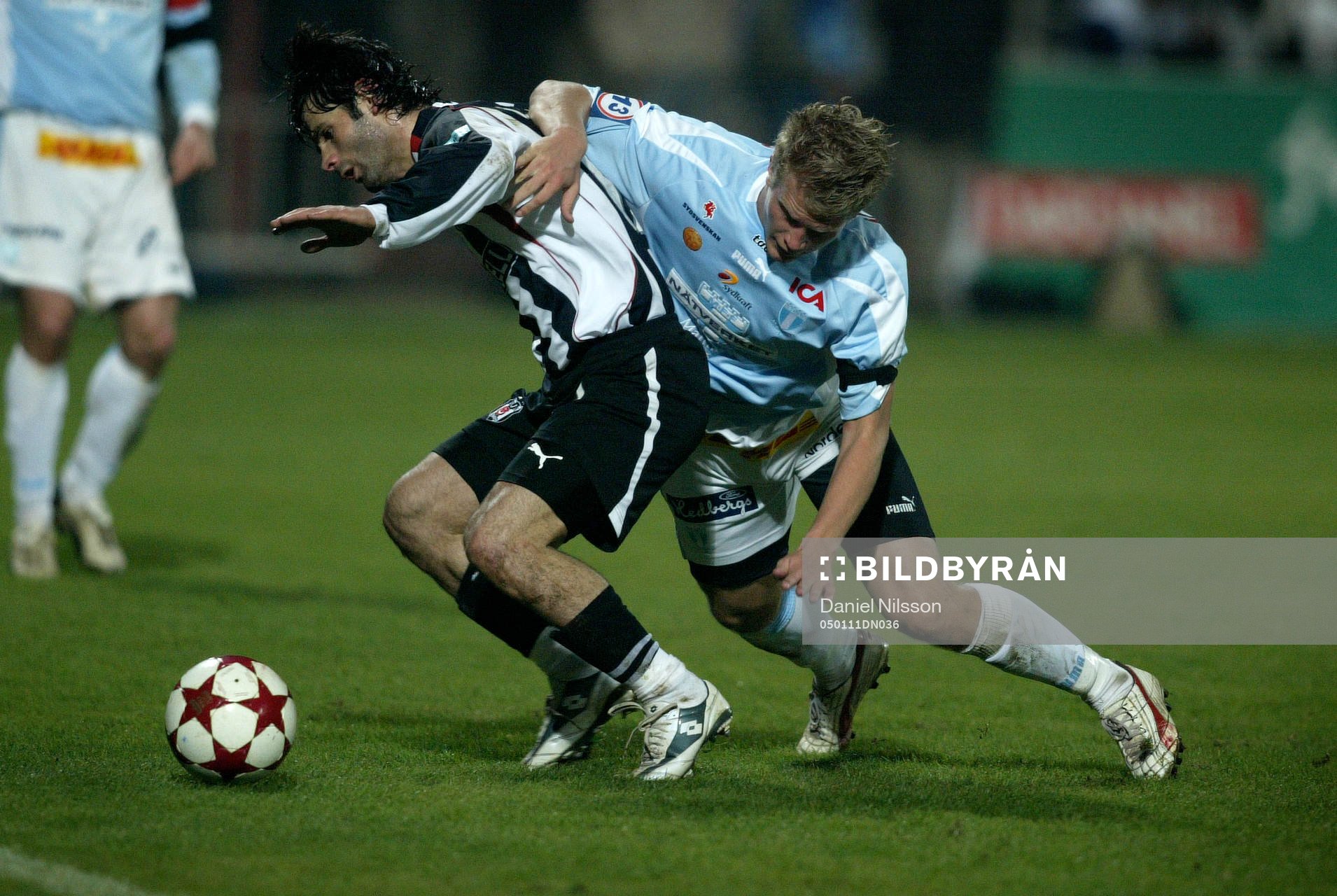 Joakim Nilsson (höger) i Malmö FF
