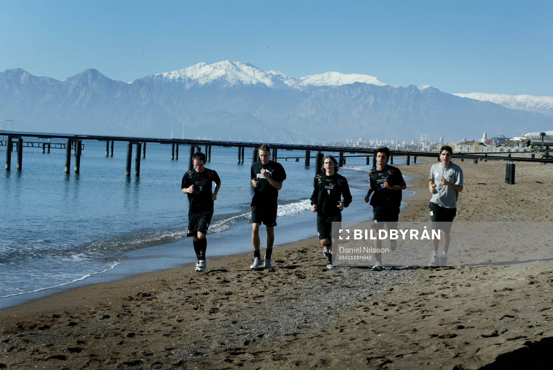 Fotboll, Malmö. Malmö FF är på träningsläger och