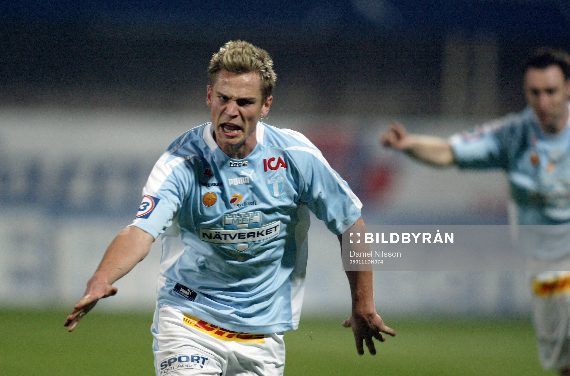 Fotboll, Malmö - Besiktas. Malmö FF spelar Efes Pilsen