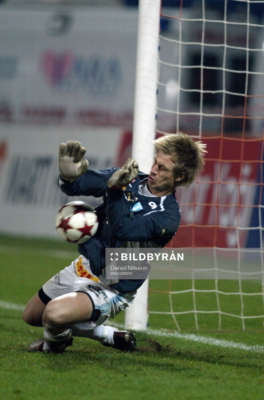 Fotboll, Malmö - Besiktas. Malmö FF spelar Efes Pilsen