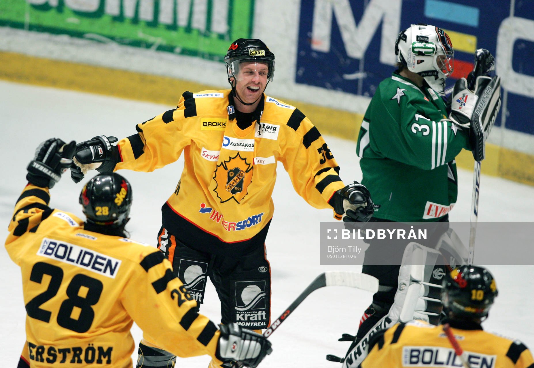 Marcus Kristoffersson, Skellefteå i segerjubel