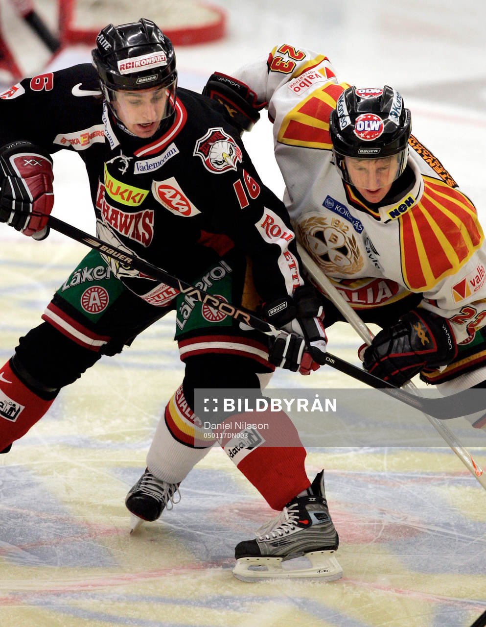 Frans Nielsen, Malmö och Björn Danielsson, Brynäs