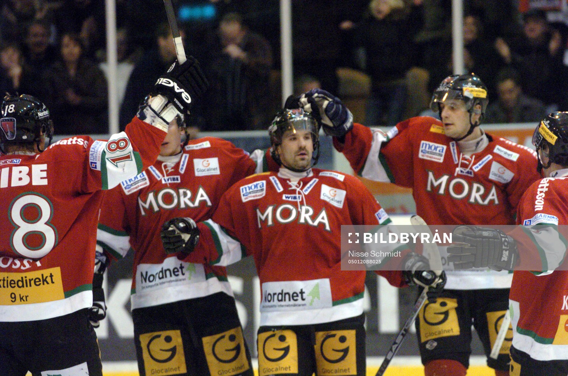 Ratislav Pavlikovsky (i mittten) och Marian Hossa, Martin