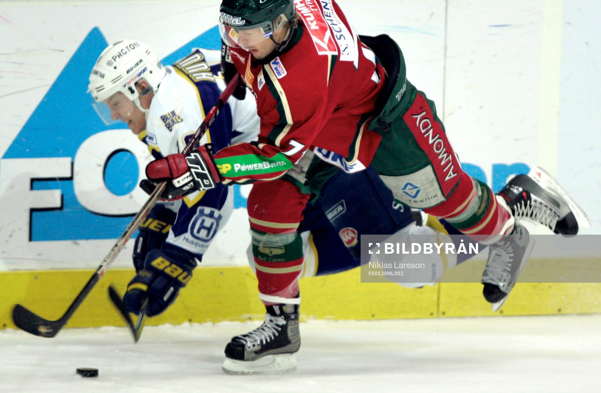 Tomi Kallio, Frölunda och Anders Huusko, HV71