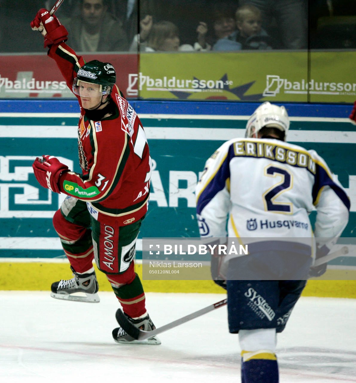 Per-Johan Axelsson, Frölunda jublar