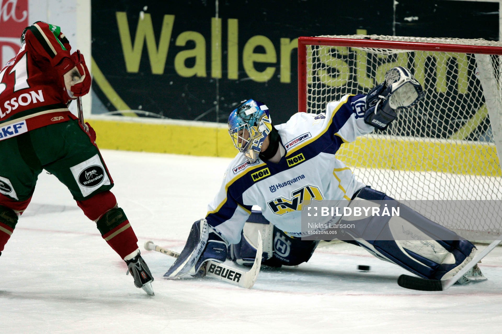 Per-Johan Axelsson, Frölunda sätter 3-0 målet bakom
