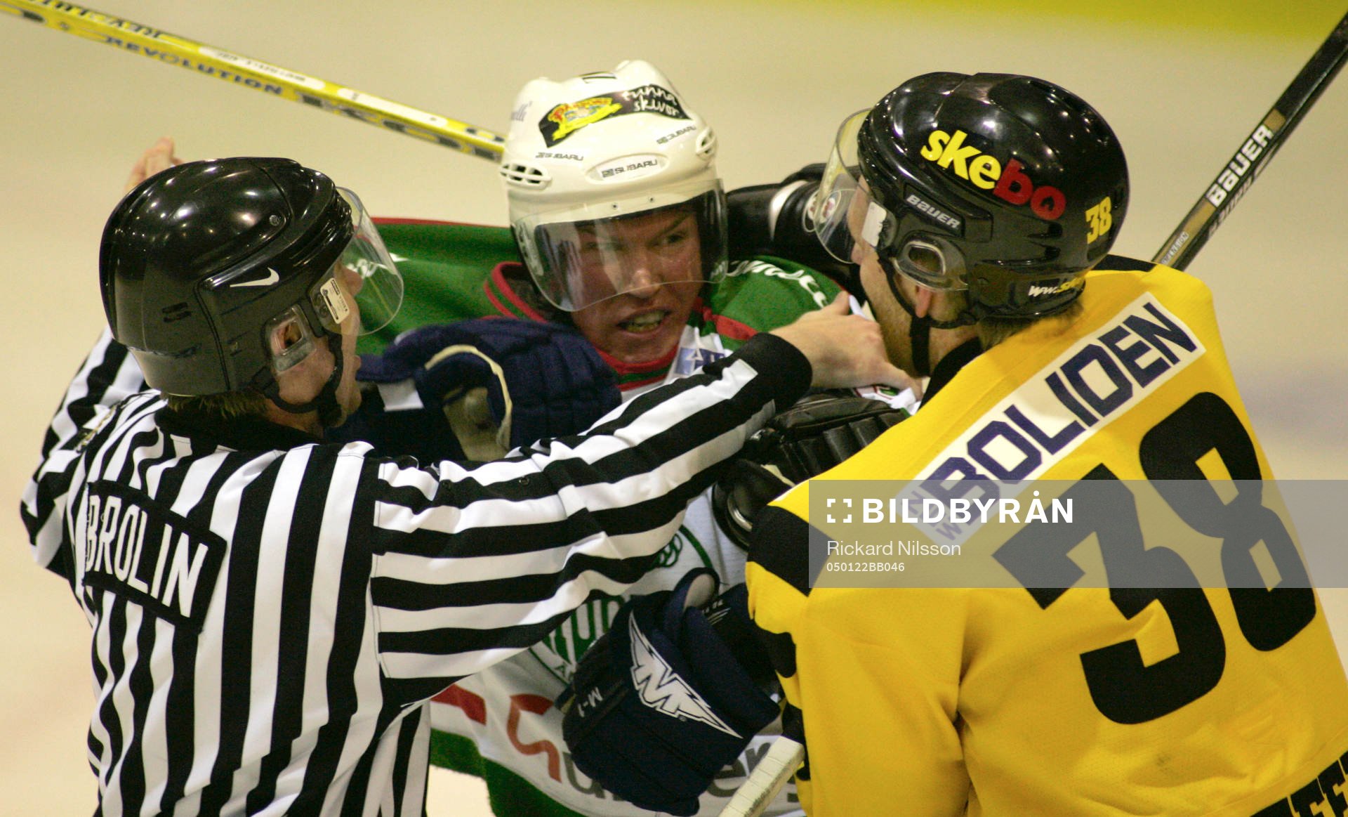 Kenny Jönsson, bråk och Martin Brolin, domare