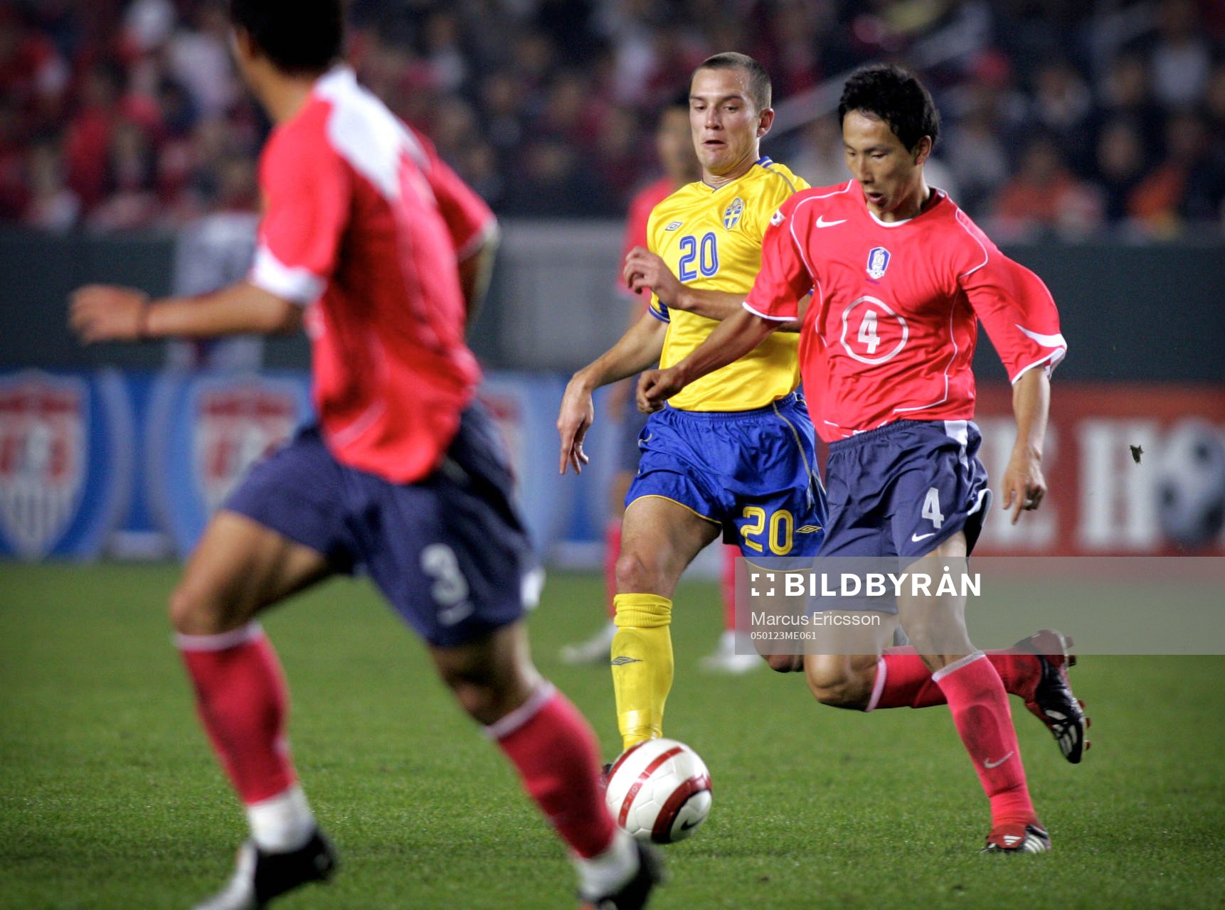 Martin Ericsson, Sverige och Park Jae-Hong, Sydkorea