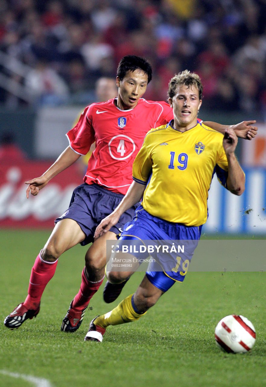 Tobias Hysén, Sverige och Park Jae-Hong, Sydkorea