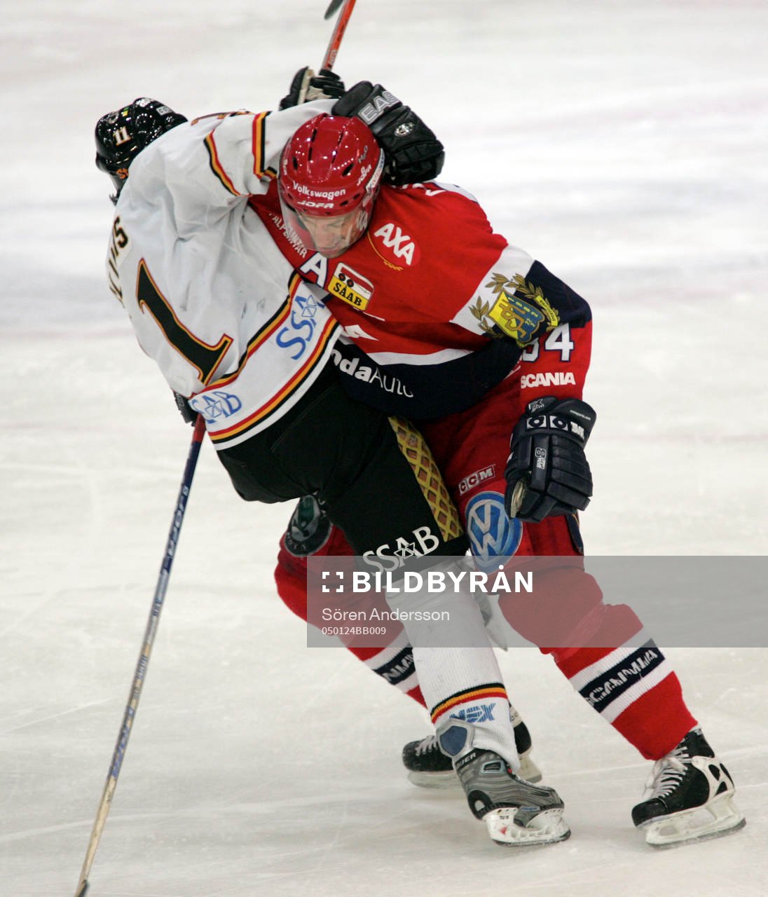 Peter Popovic, Södertälje och Justin Williams, Luleå