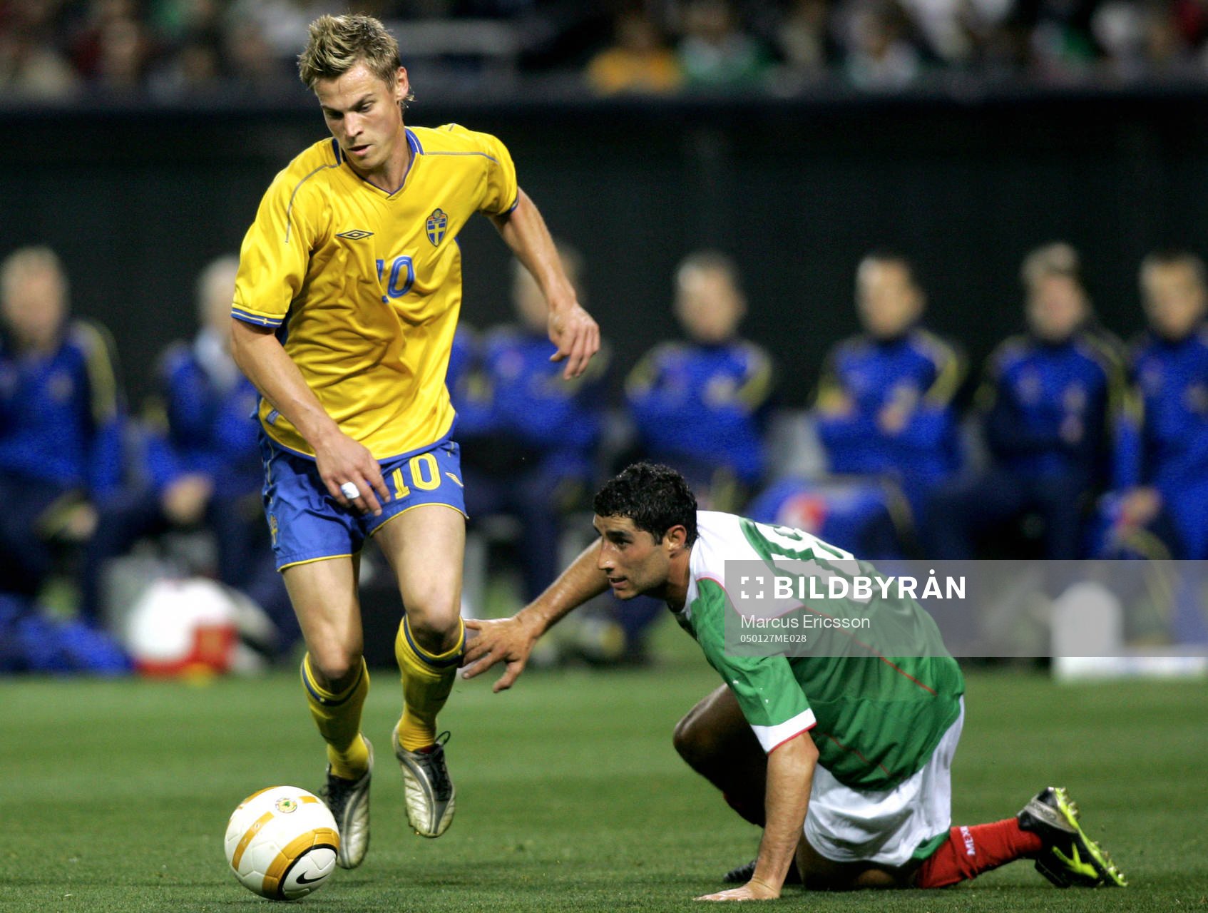 Markus Rosenberg, Sverige fintar Mexicos försvar