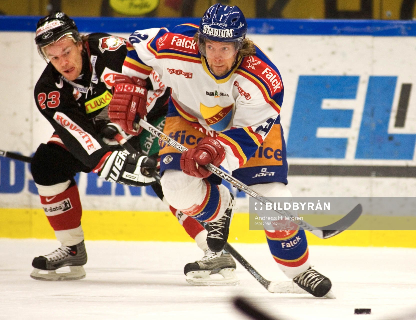 Malmö - Djurgården: Daniel Tjärnqvist och Mikael Wahlberg