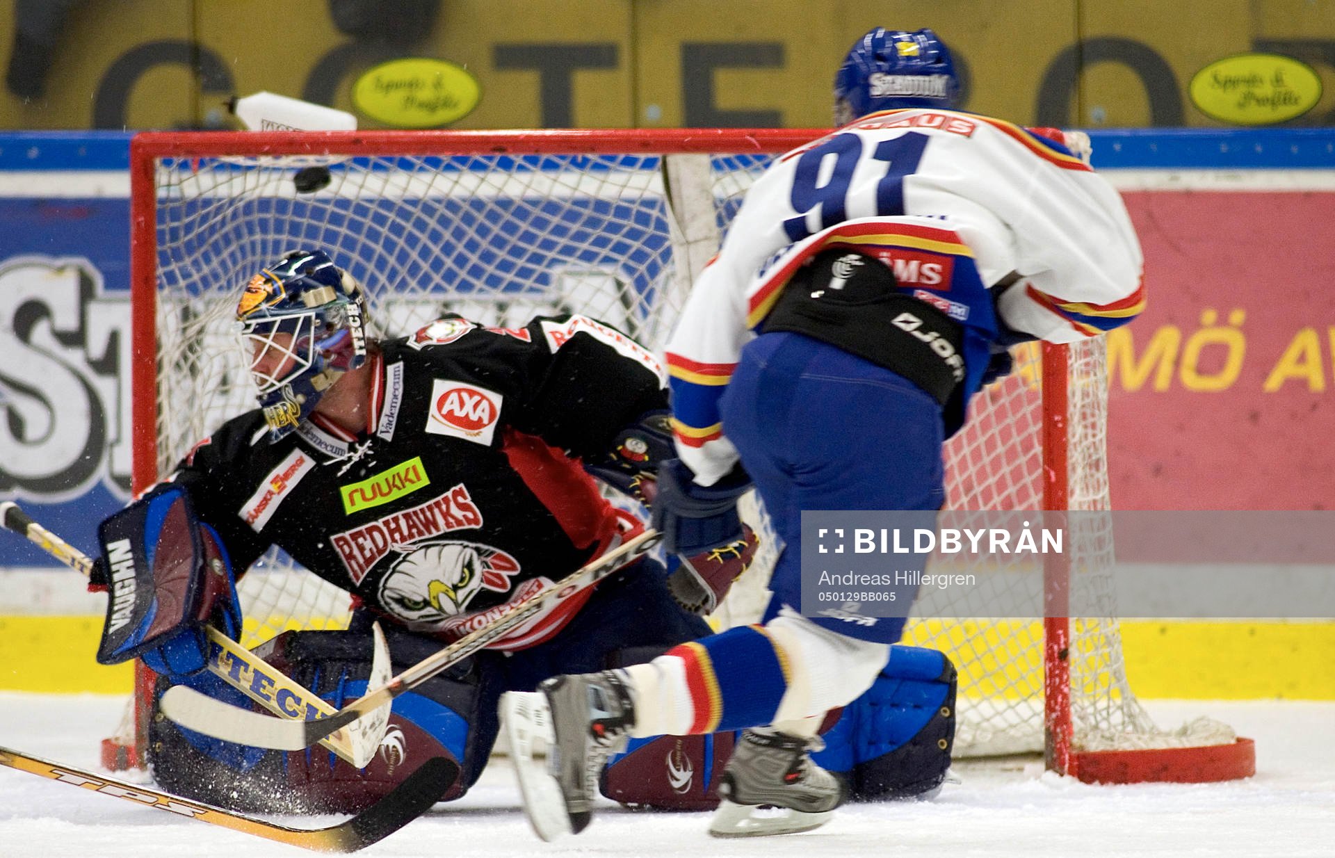 Malmö - Djurgården: Mariusz Czerkawski lägger in pucken