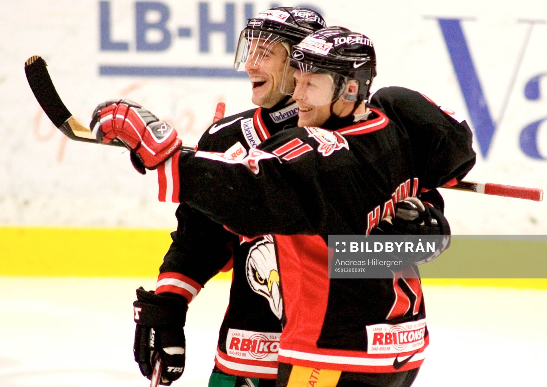 Malmö - Djurgården: Jan Hammar, jubel