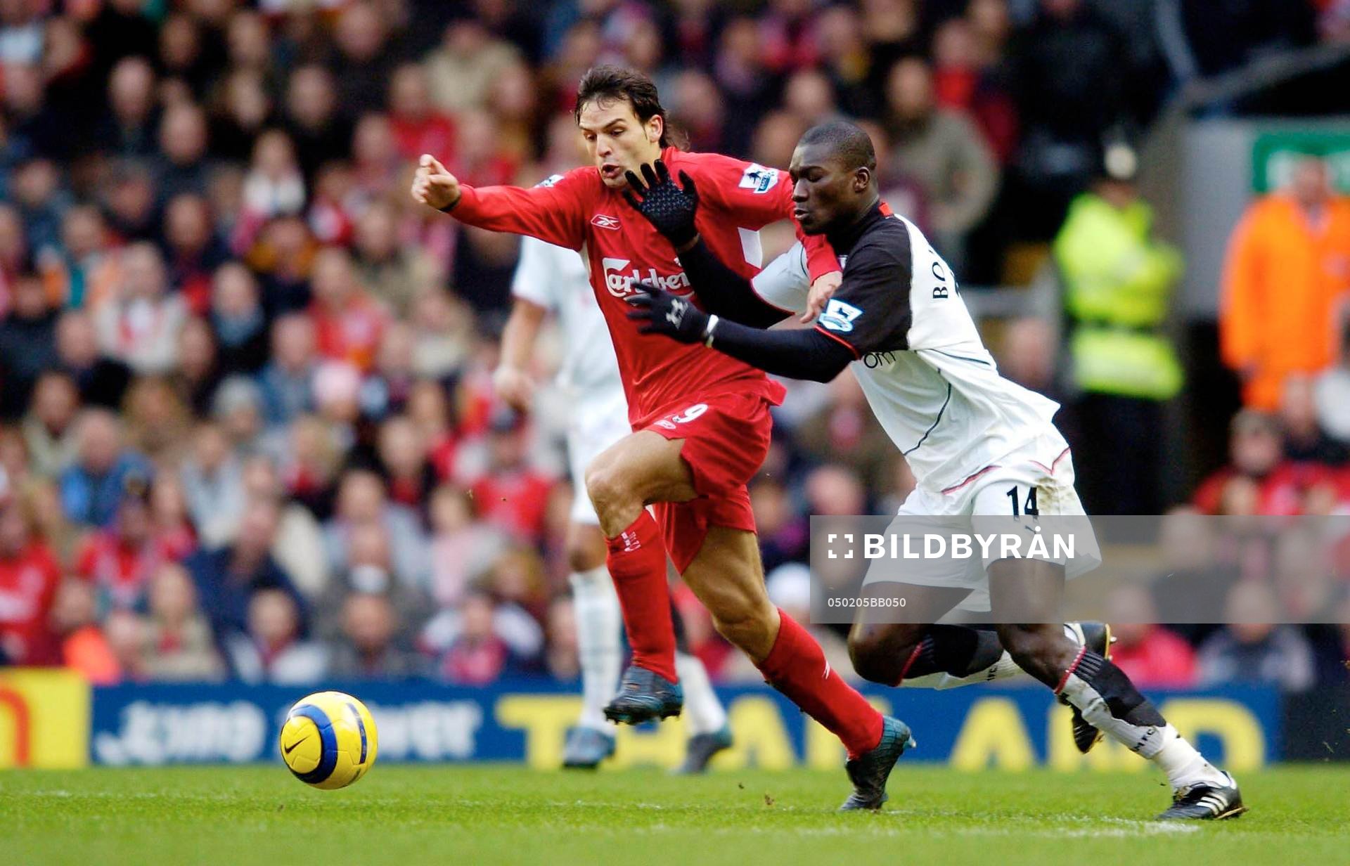 Fernando Morientes, Liverpool och Papa Bouba Diop, Fulham