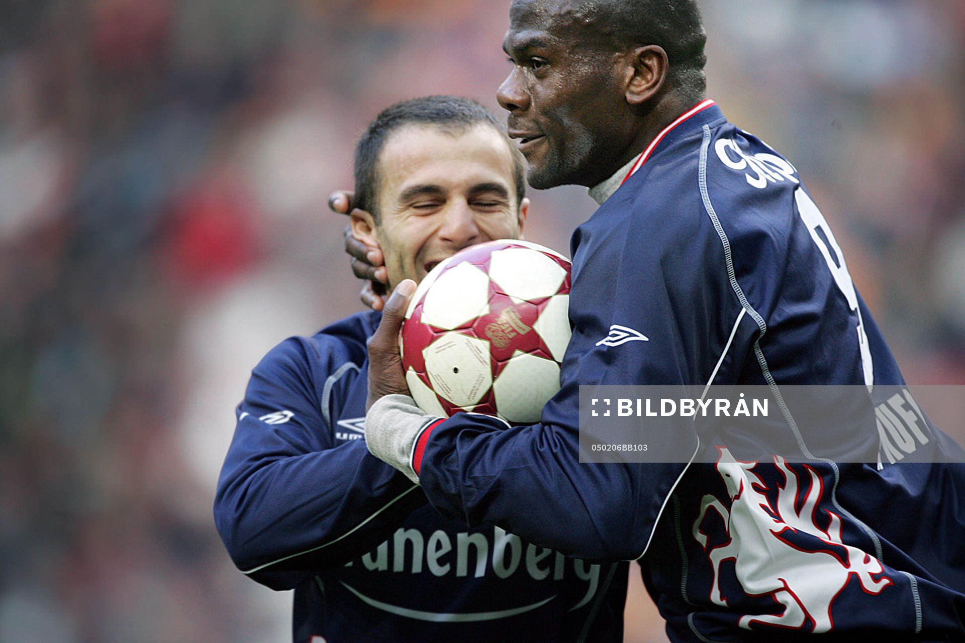 Sharbel Touma och Blaise n'Kufo, Twente (Jubel)