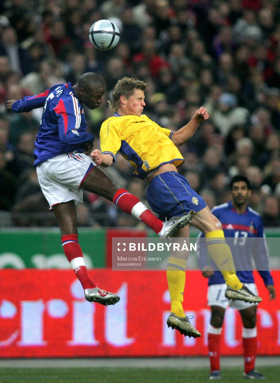 Markus Rosenberg, Sverige och William Gallas, Frankrike