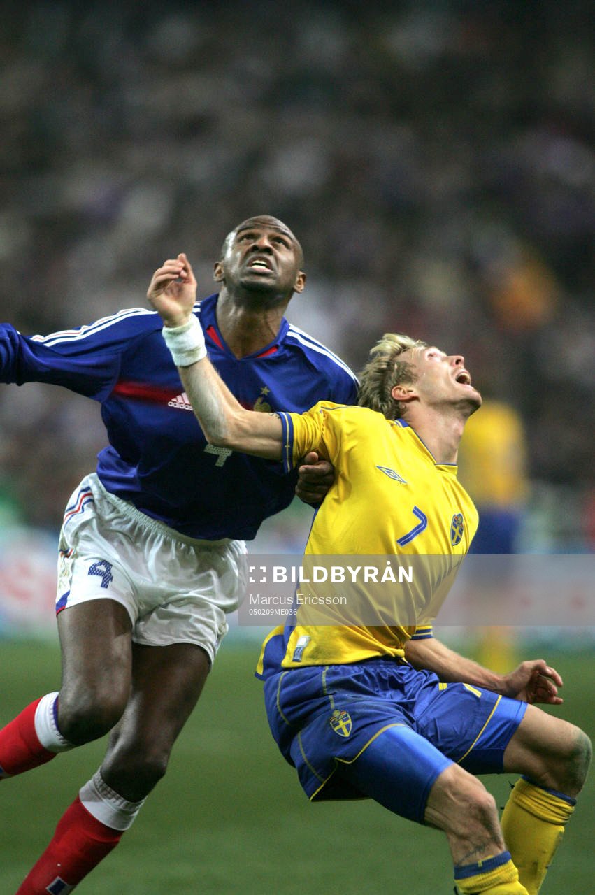 Christian Wilhelmsson, Sverige och Patrick Vieira, Frankrike