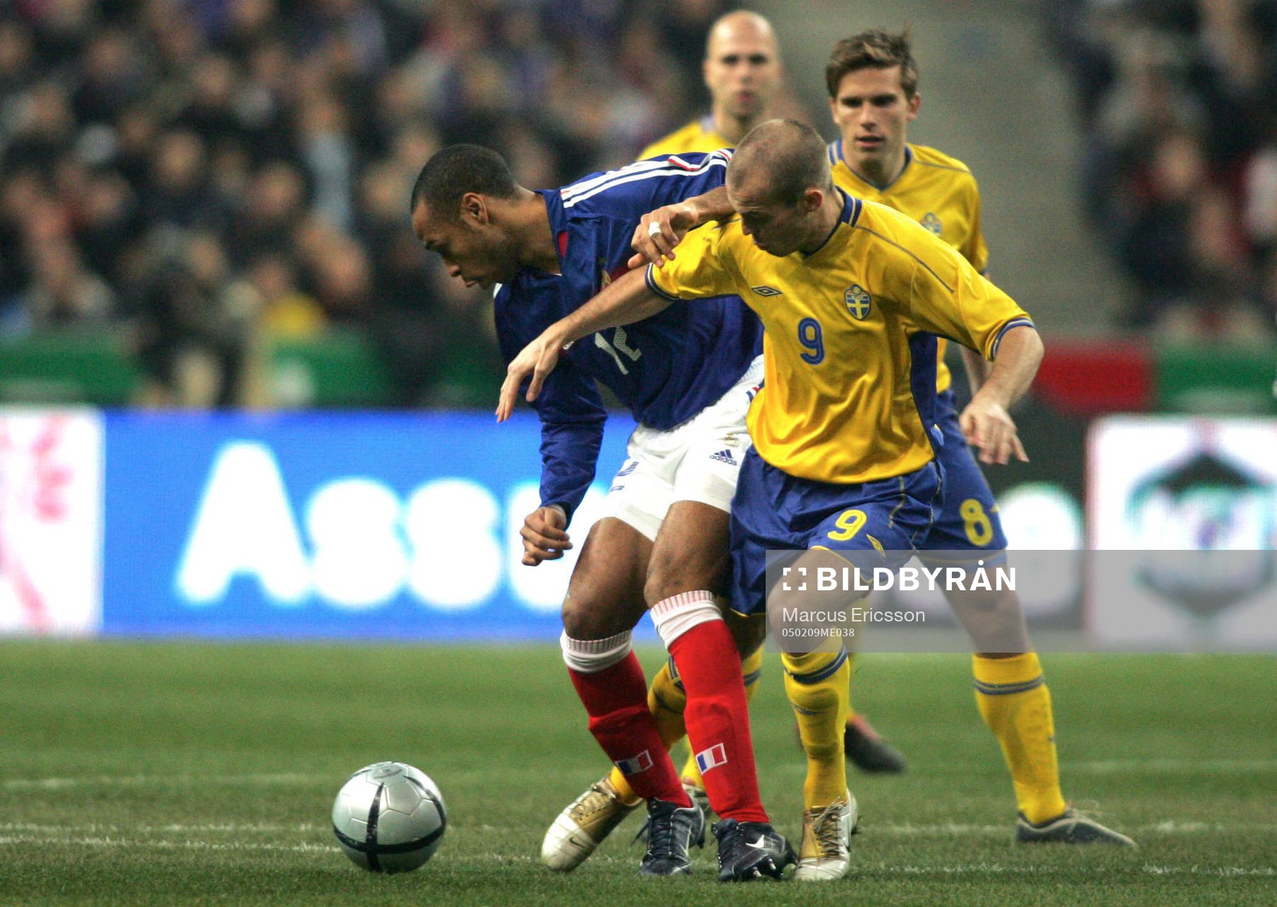 Fredrik Ljungberg, Sverige och Thierry Henry, Frankrike