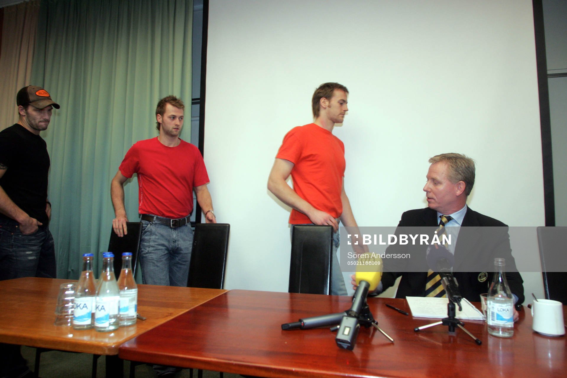 Andreas Lilja, Christian Huselius, Henrik Tallinder,