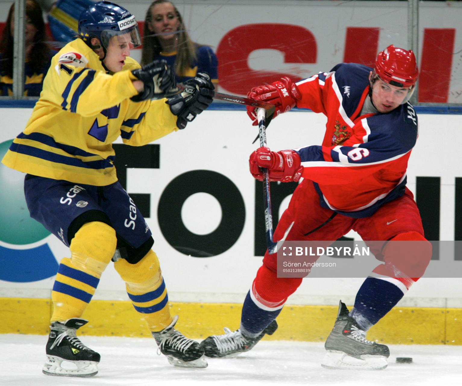 Jonathan Hedström, Sverige och Denis Kulyash, Ryssland