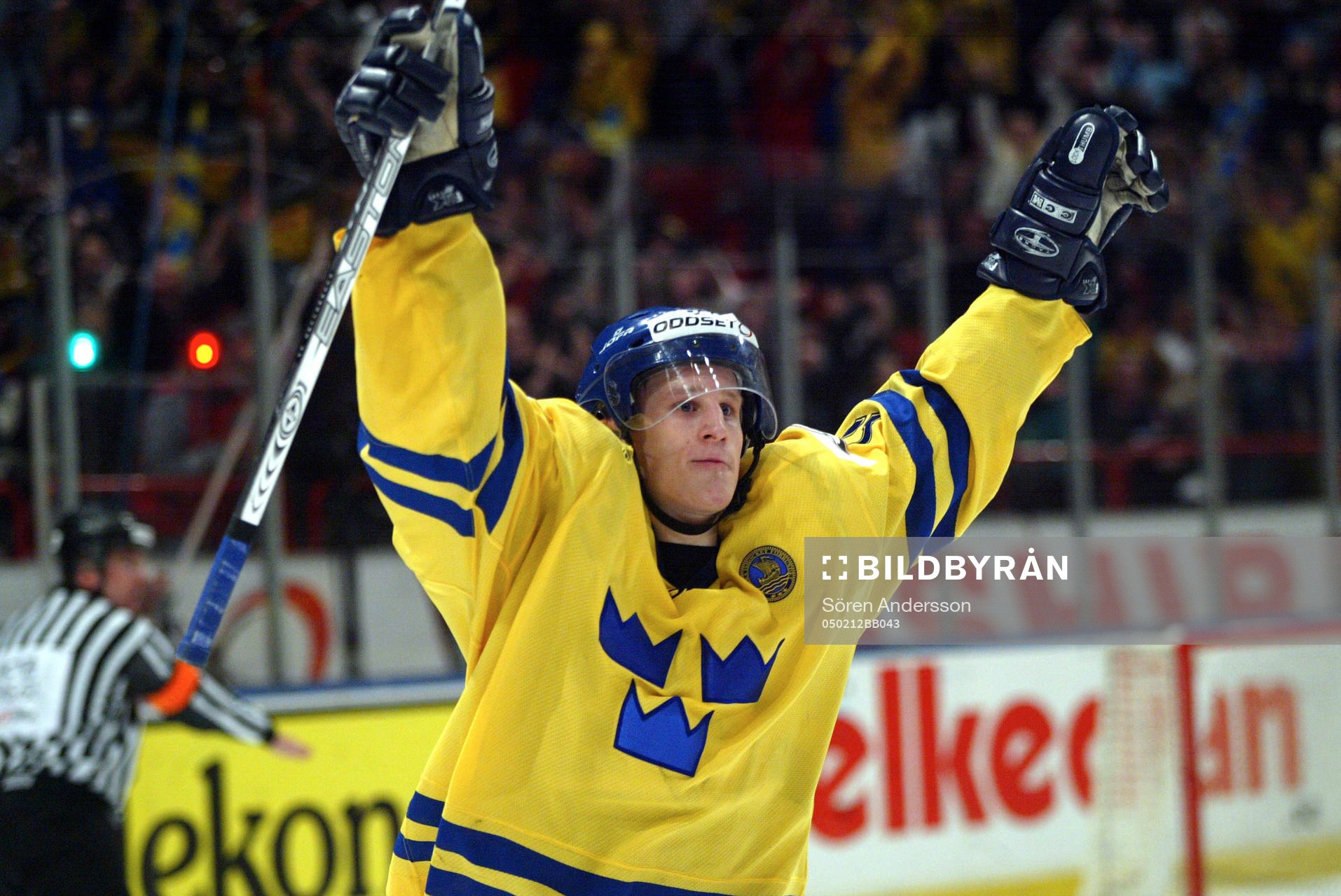 Jonathan Hedström, Sverige, jublar
