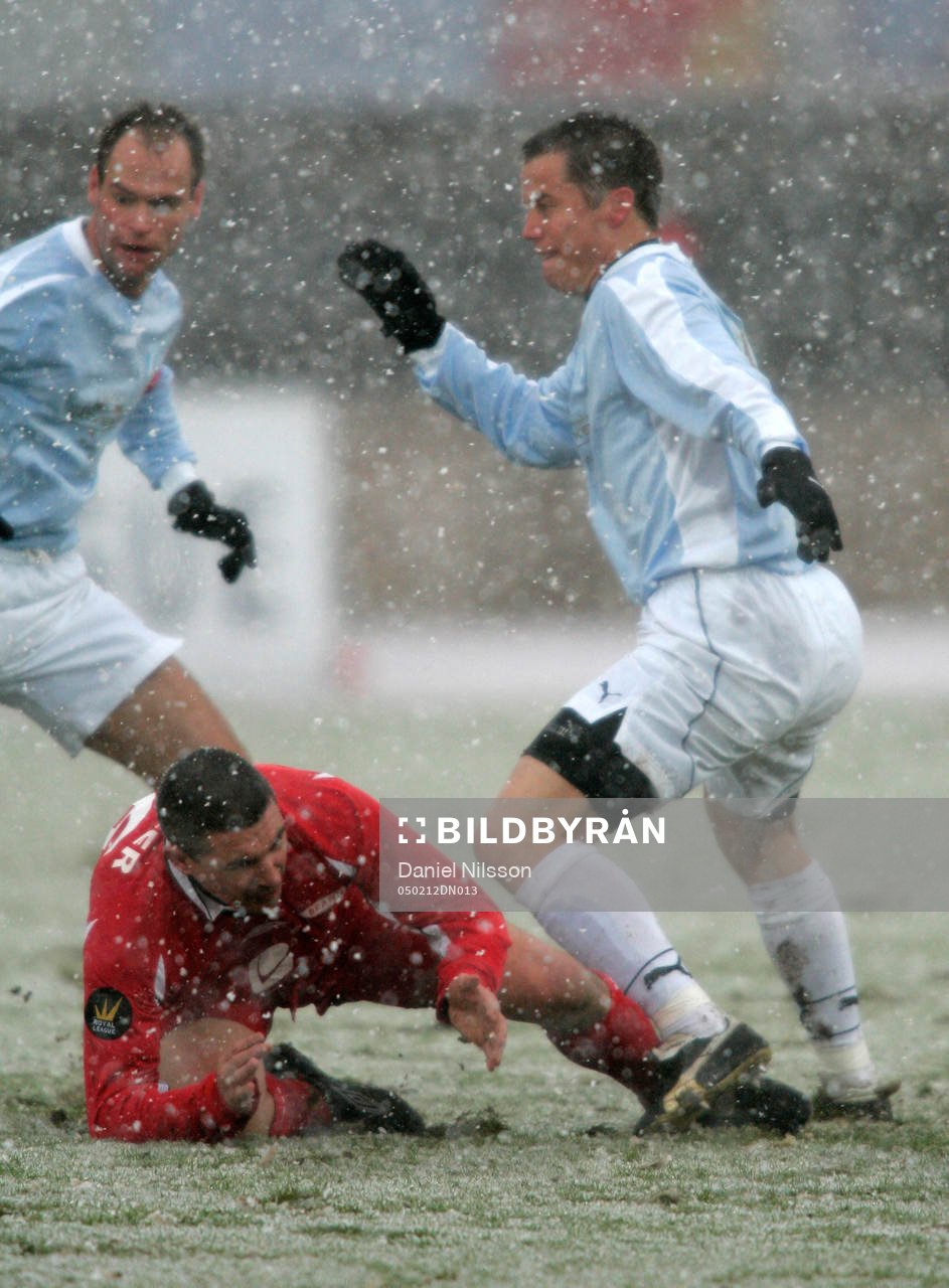 Fotboll, Royal Leauge, Malmö - Brann, 050212 Fotboll,
