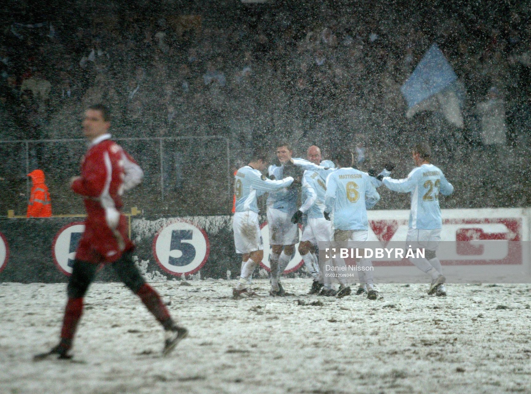 Fotboll, Royal Leauge, Malmö - Brann,  Malmö, jubel