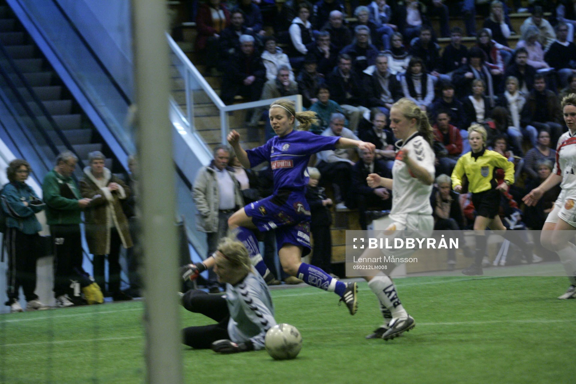 Fotboll, inomhus-SM, dam, Linköping - Falköping