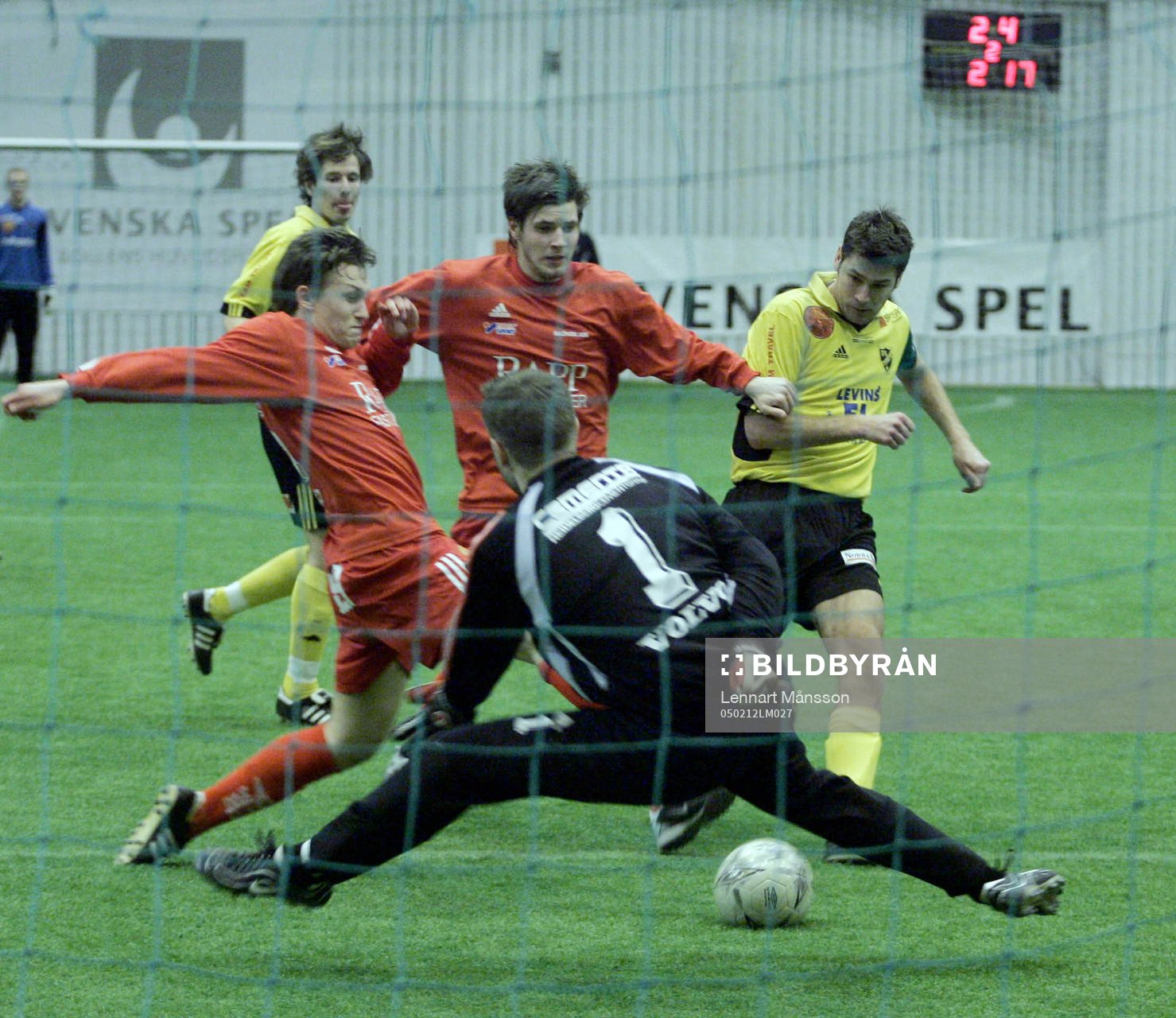 IFK Hässleholm - Skövde, Skövdes målvakt räddar