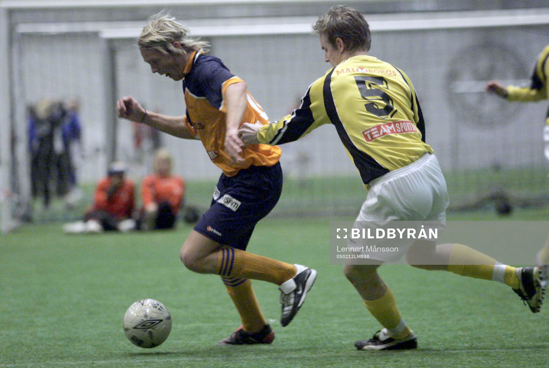 Bollnäs - Lund, en Bollnäs-spelare jagas
