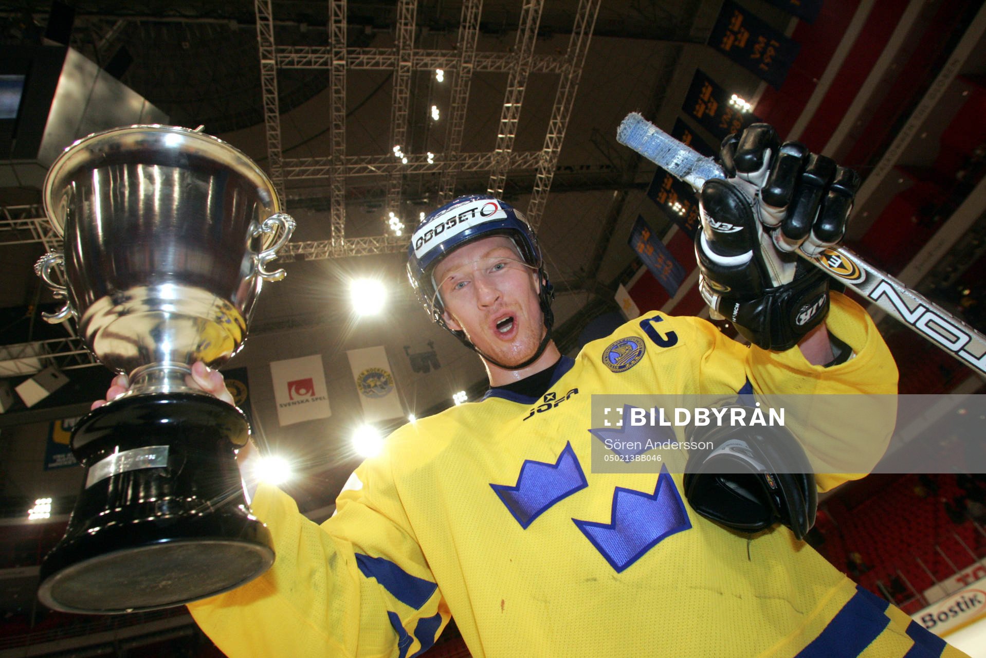 Jörgen Jönsson, Sverige, med pokalen
