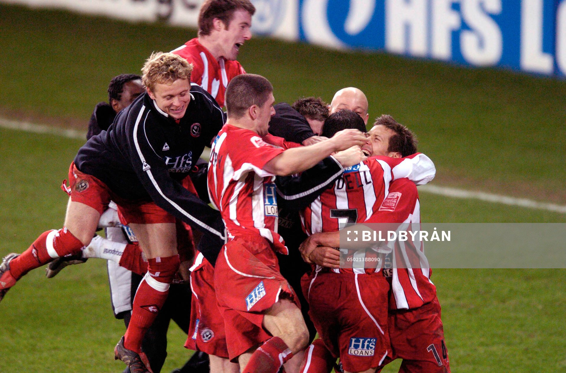  Andy Liddell, jubel.
