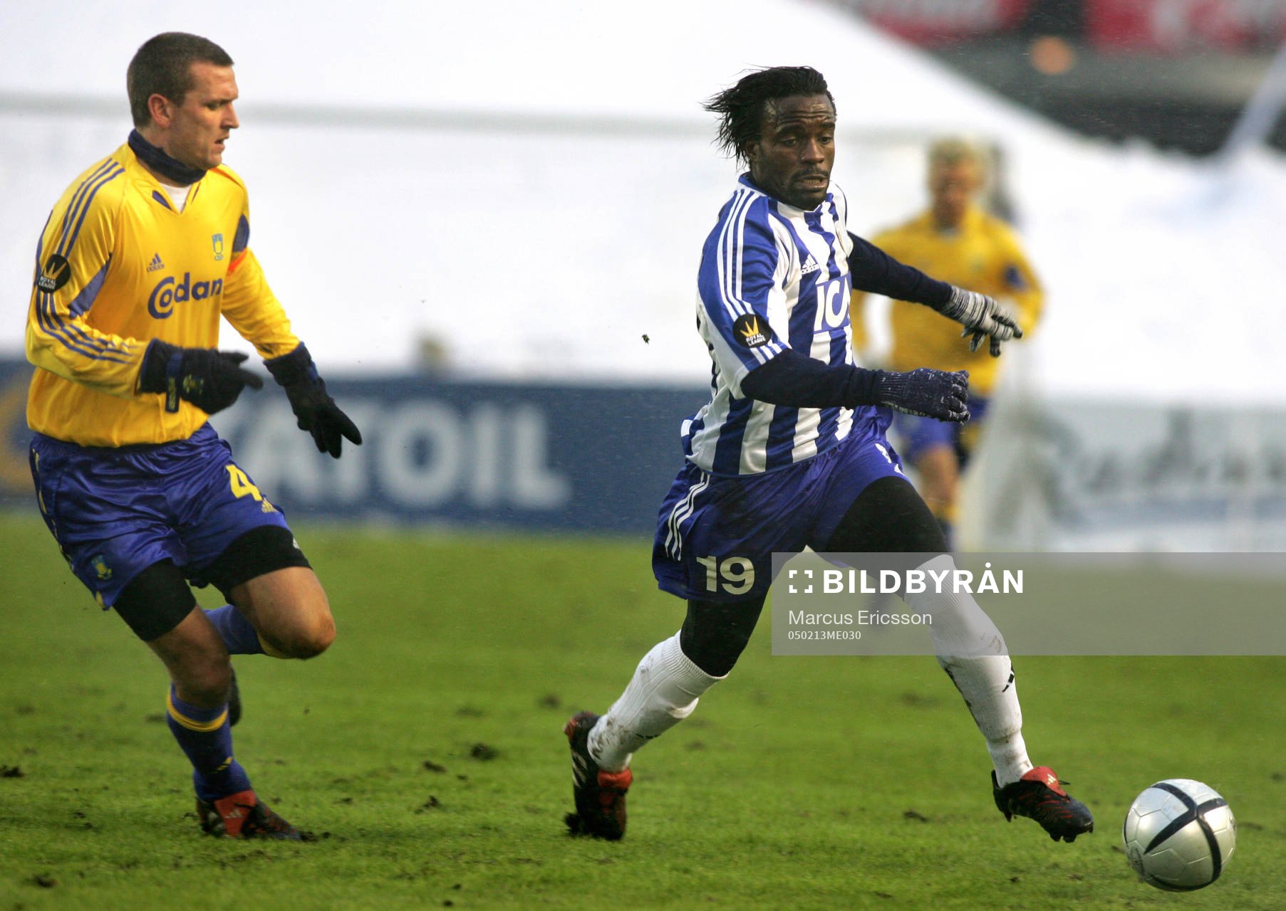 Peter Ijeh, Göteborg och Per Nielsen, Bröndby