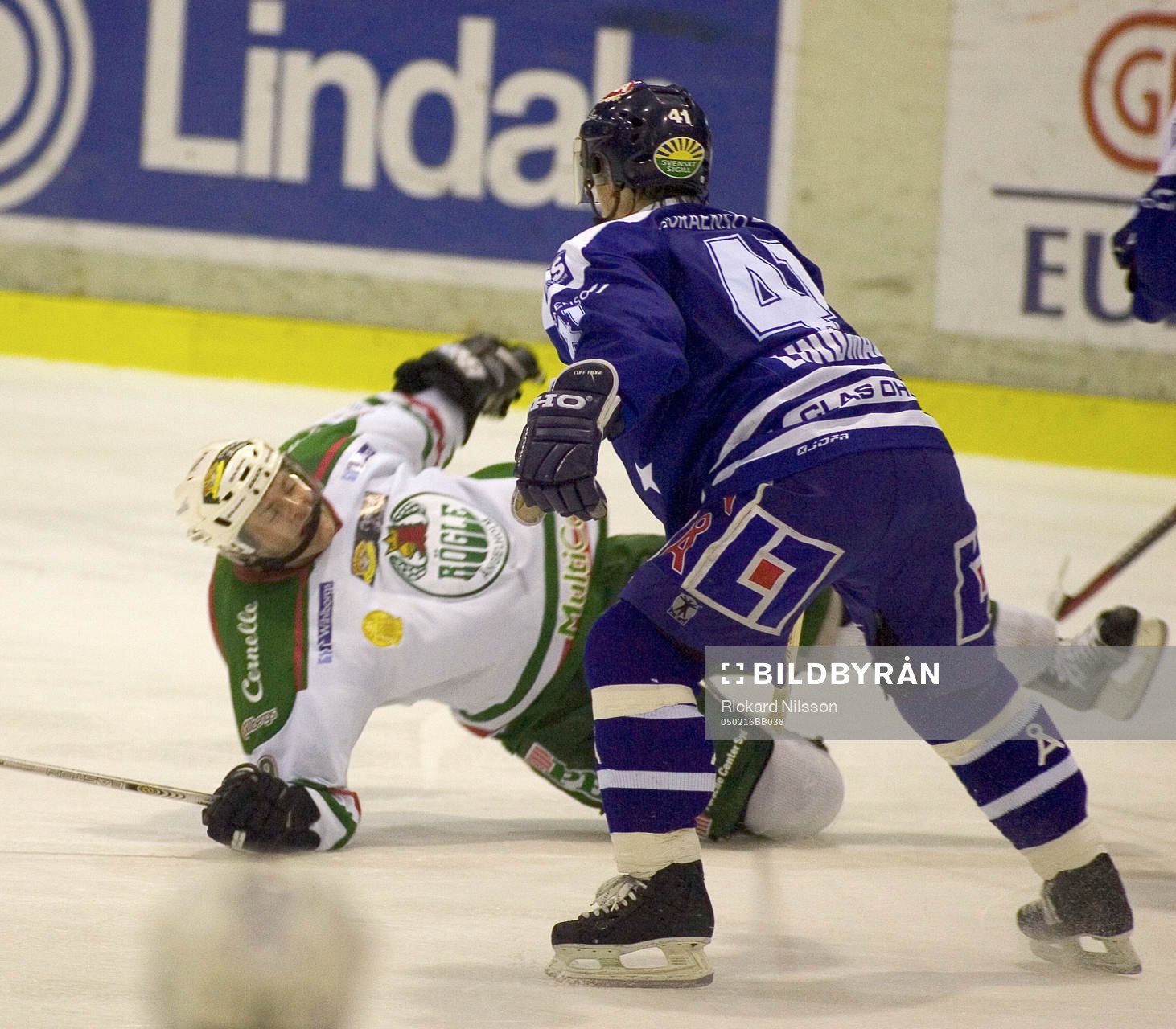 Byron Ritchie, Rögle och Örjan Lindmark, Leksand