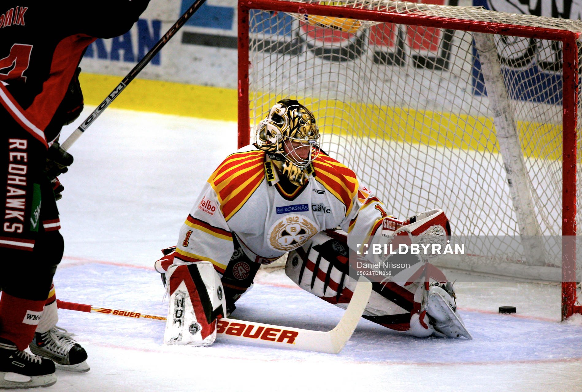 Ishockey, Elitserien. Malmö - Brynäs, Johan Holmqvist,