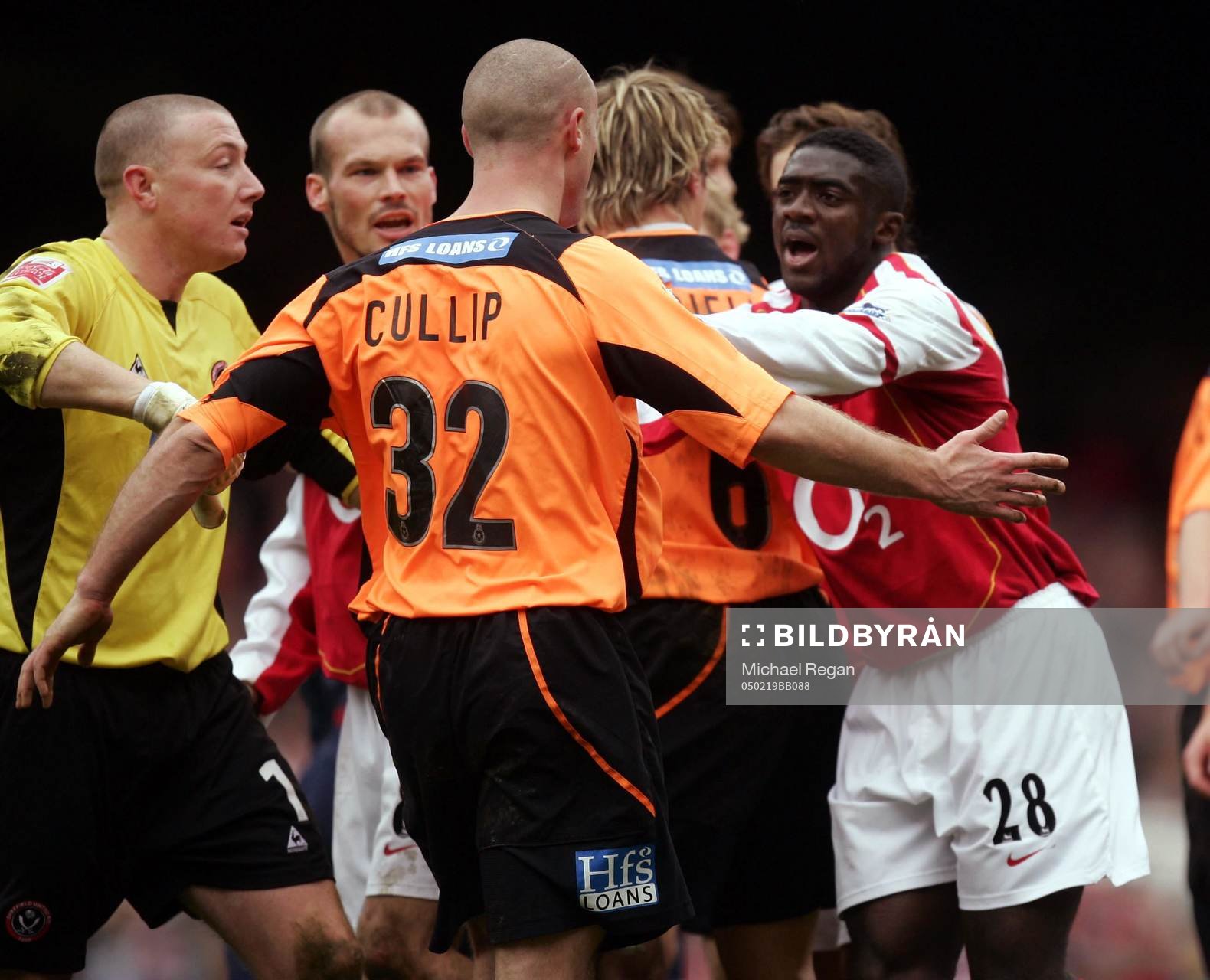 Fotboll, FA-Cupen (Engelsk Cup), Arsenal v Sheffield United