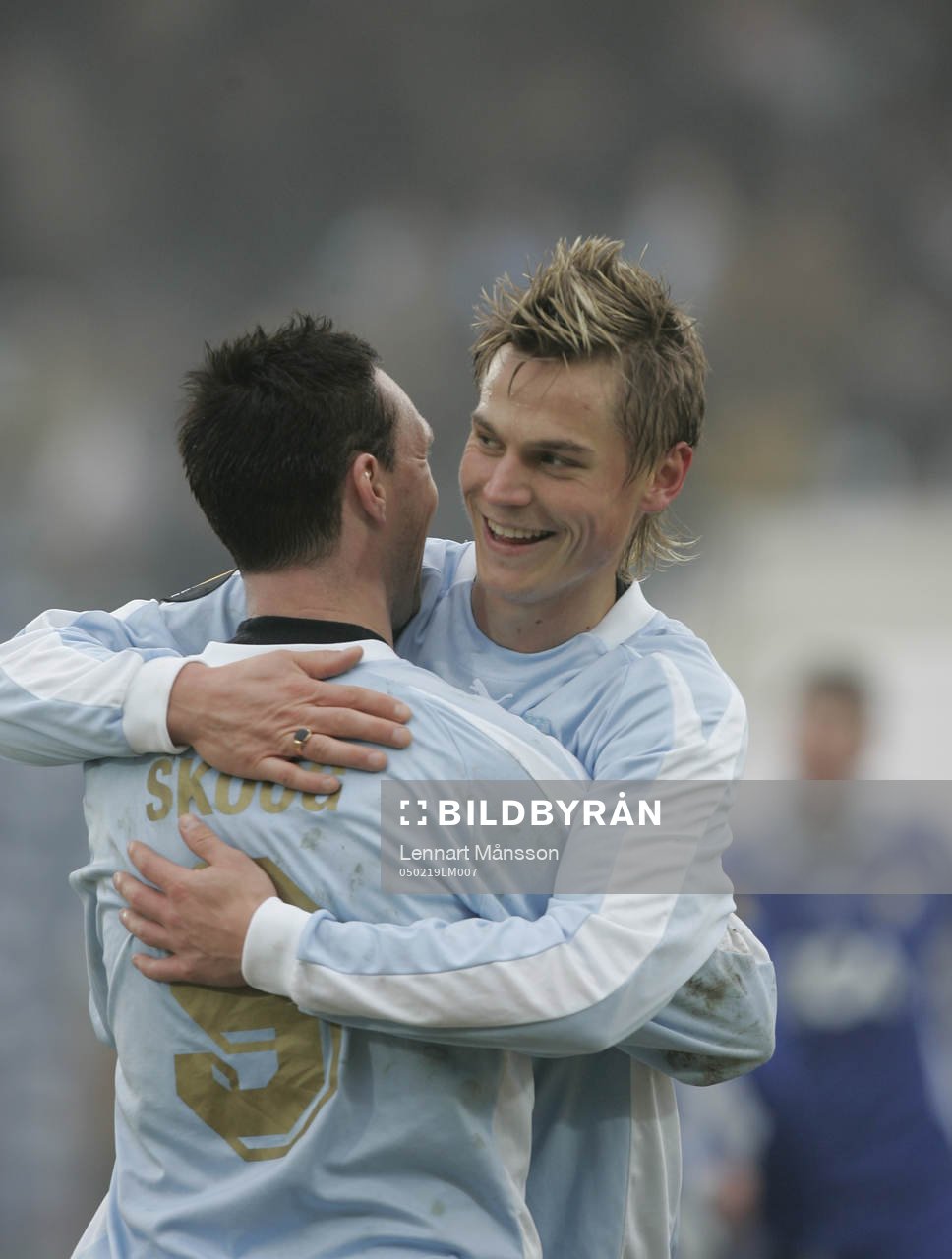 Niklas Skoog och Markus Rosenberg, Malmö (jubel)