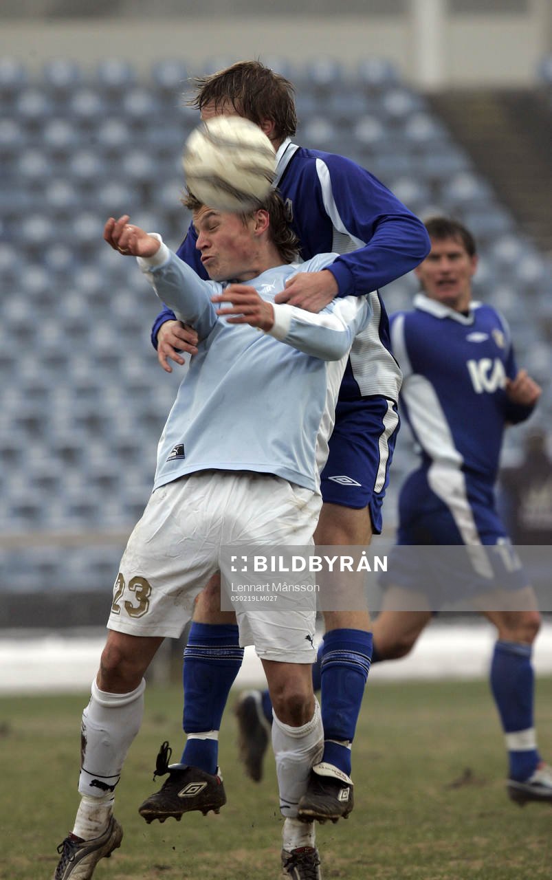 Peter Larsson, Halmstad och Markus Rosenberg, Malmö