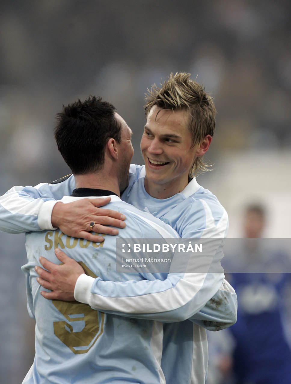 Niklas Skoog och Markus Rosenberg, Malmö (jubel)