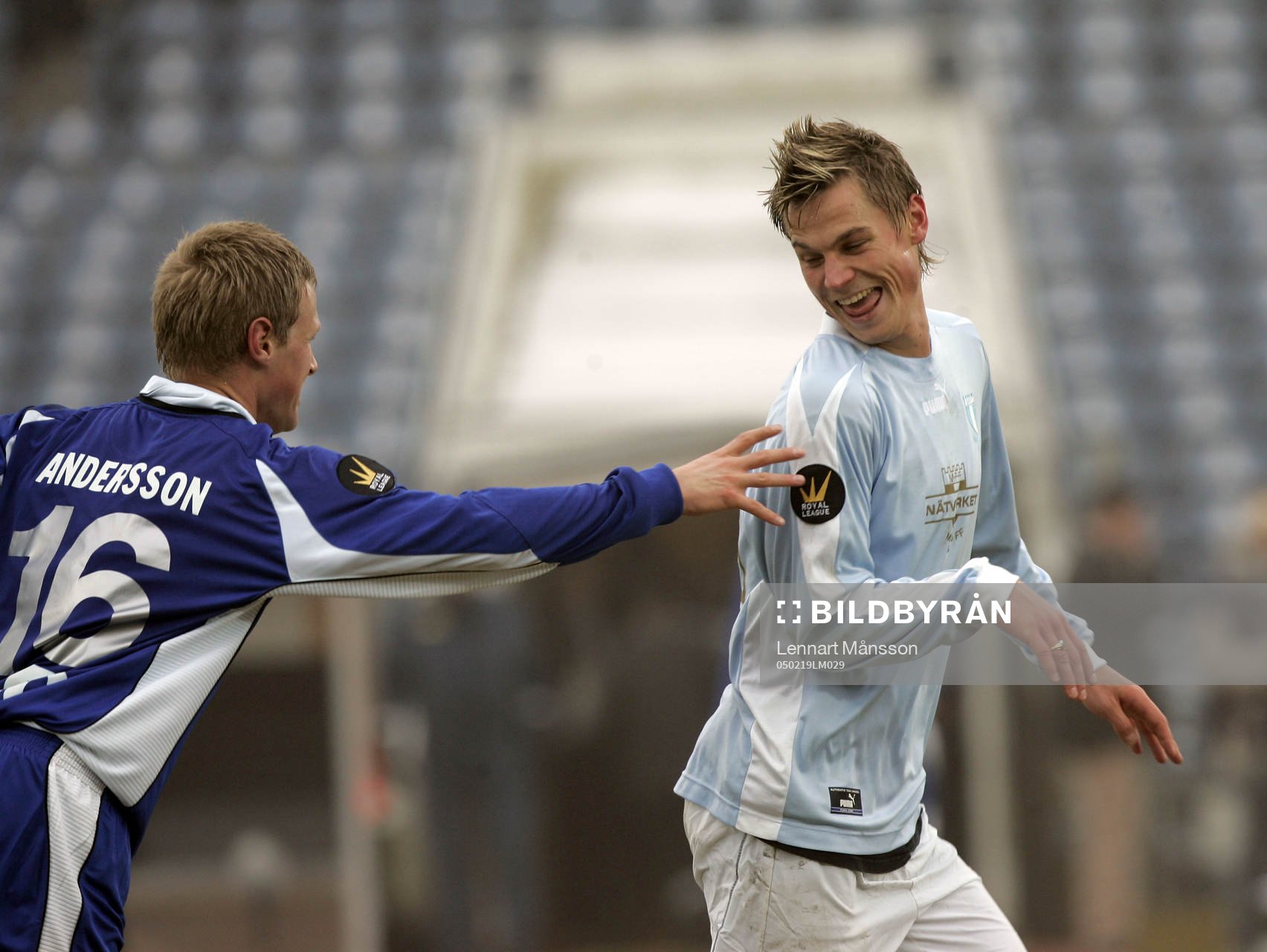 Magnus Andersson, Halmstad och Markus Rosenberg, Malmö