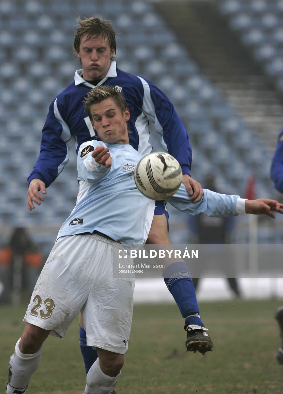 Markus Rosenberg, Malmö, mot Peter Larsson, Halmstad