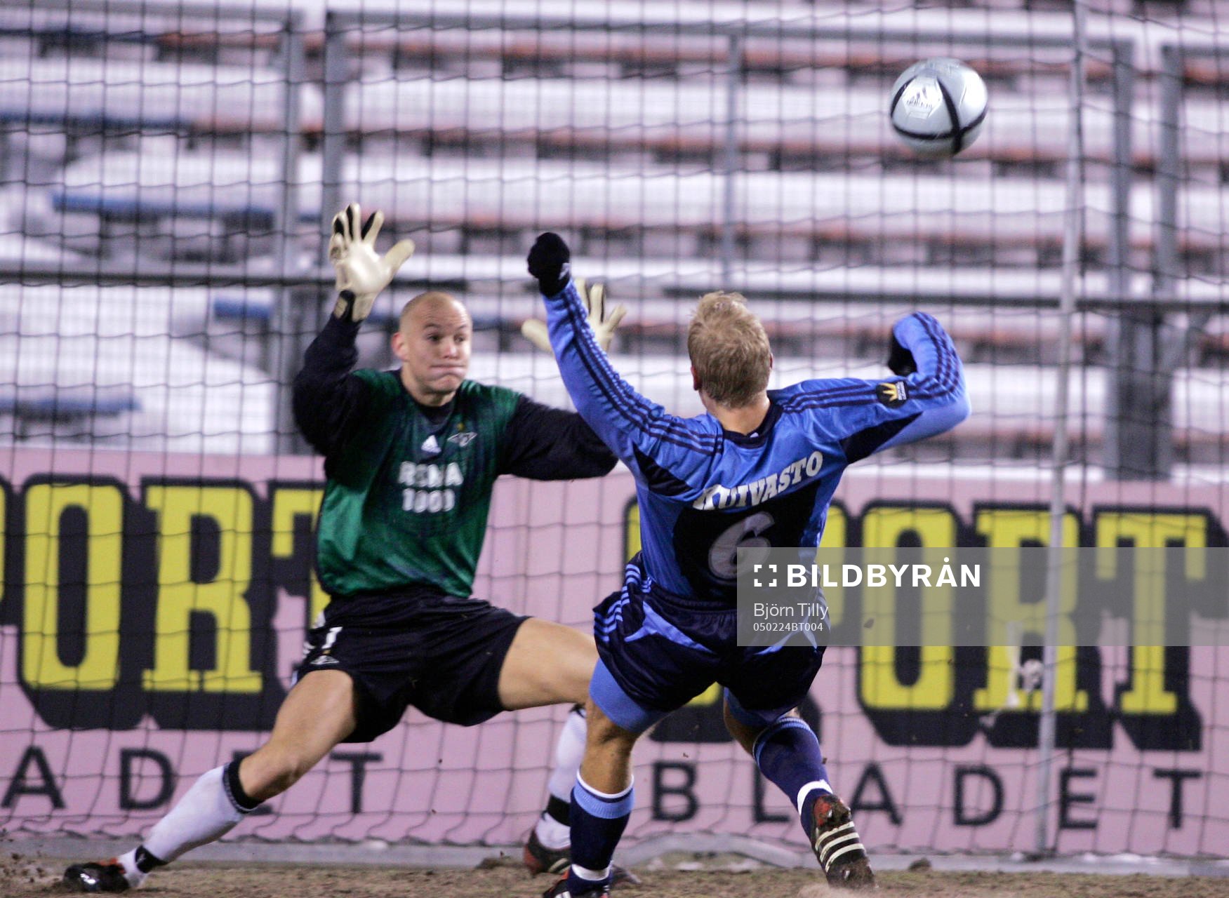 Espen Johnsen, målvakt, Rosenborg och Toni Kuivasto,