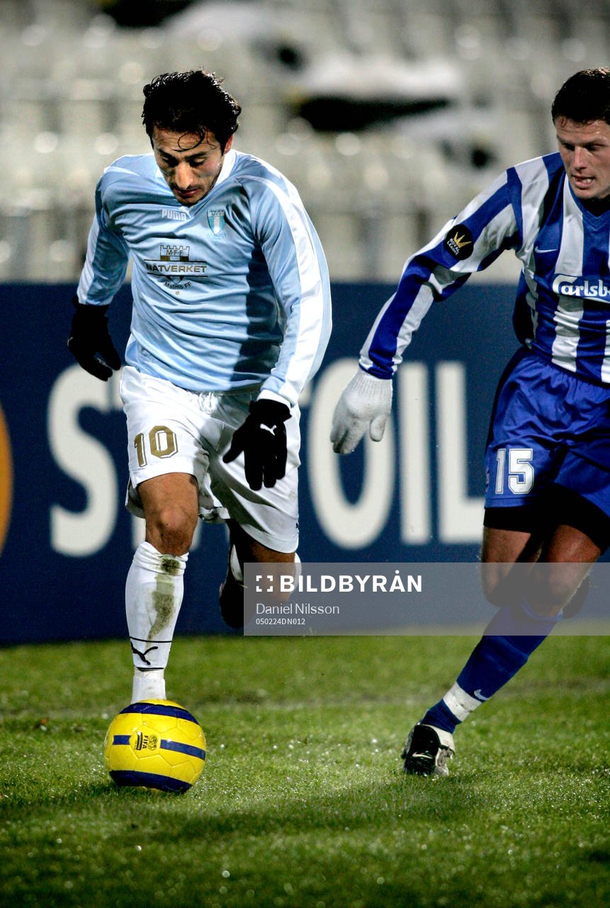 Fotboll, Royal Leauge, Malmö - Odense. Louay Lollo