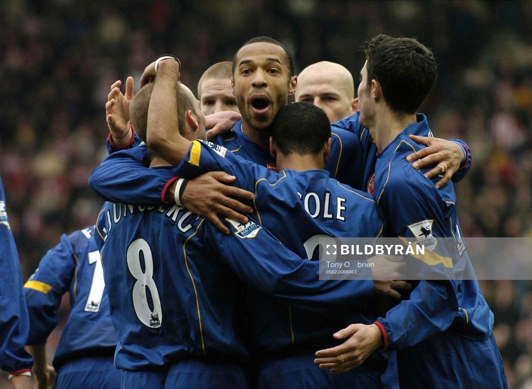 Fredrik Ljungberg, Arsenal jublar med hela laget