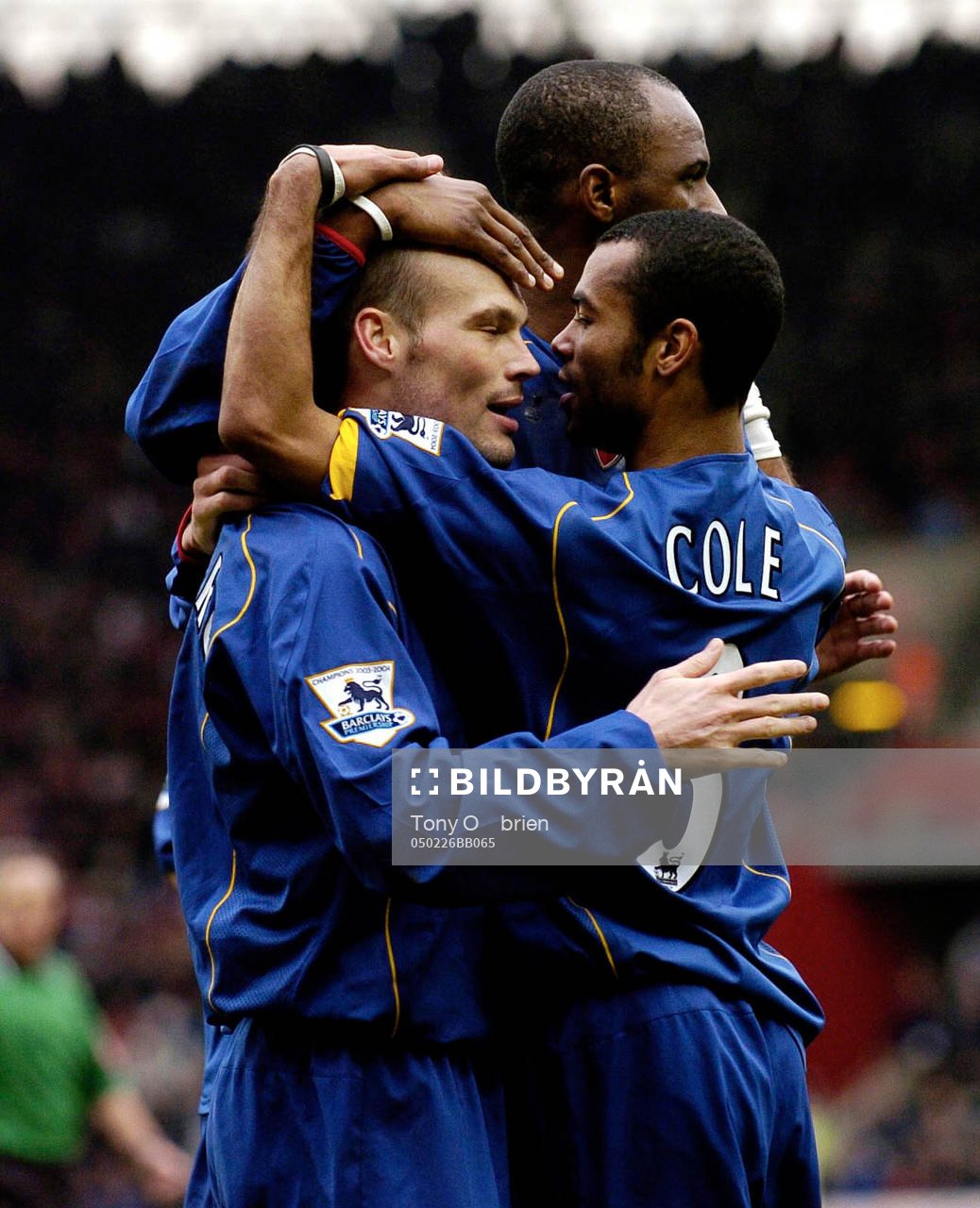 Fredrik Ljungberg, Arsenal jublar med Patrick Vieira och