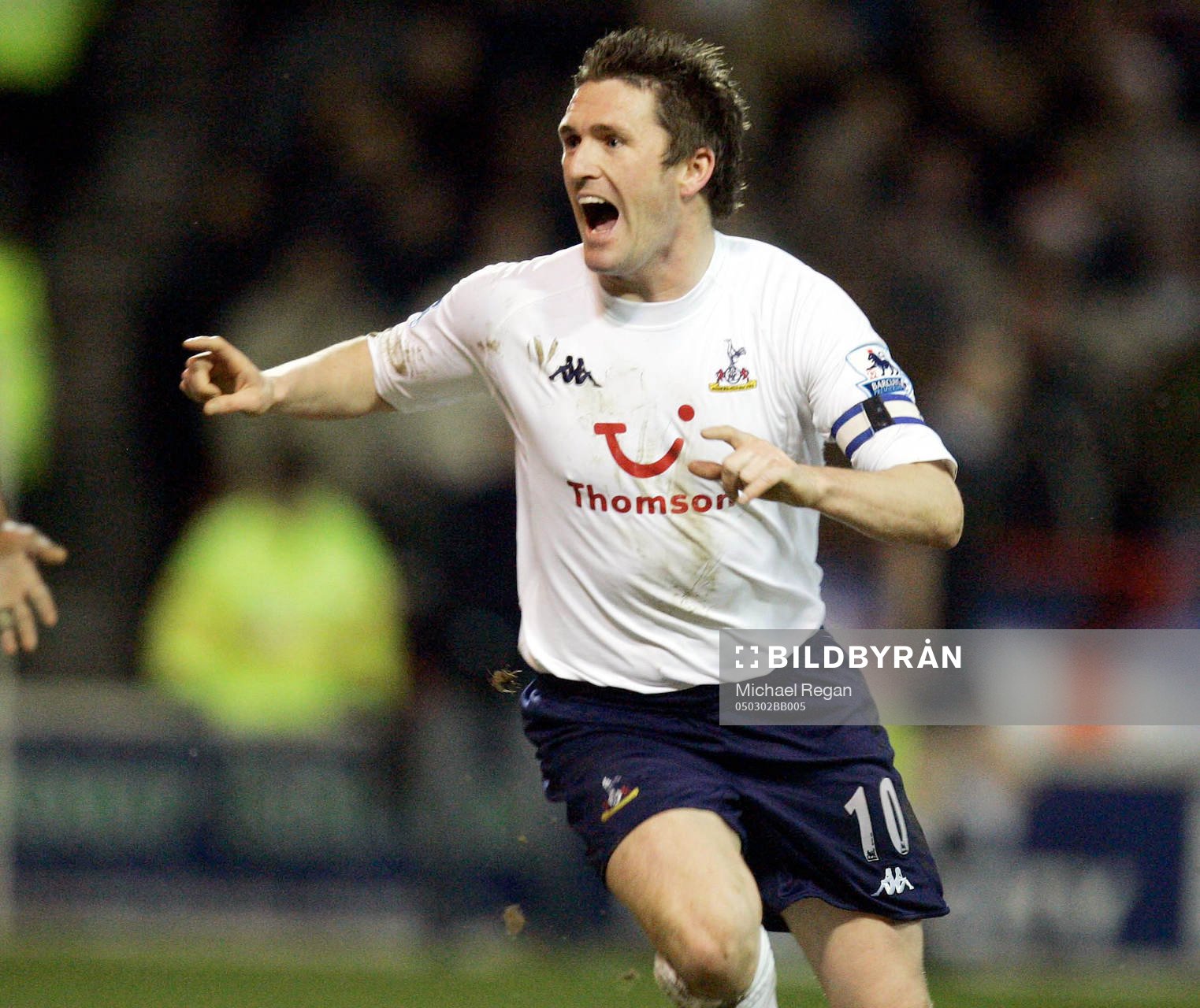 Robbie Keane, Tottenham, 2-0 (Jubel)
