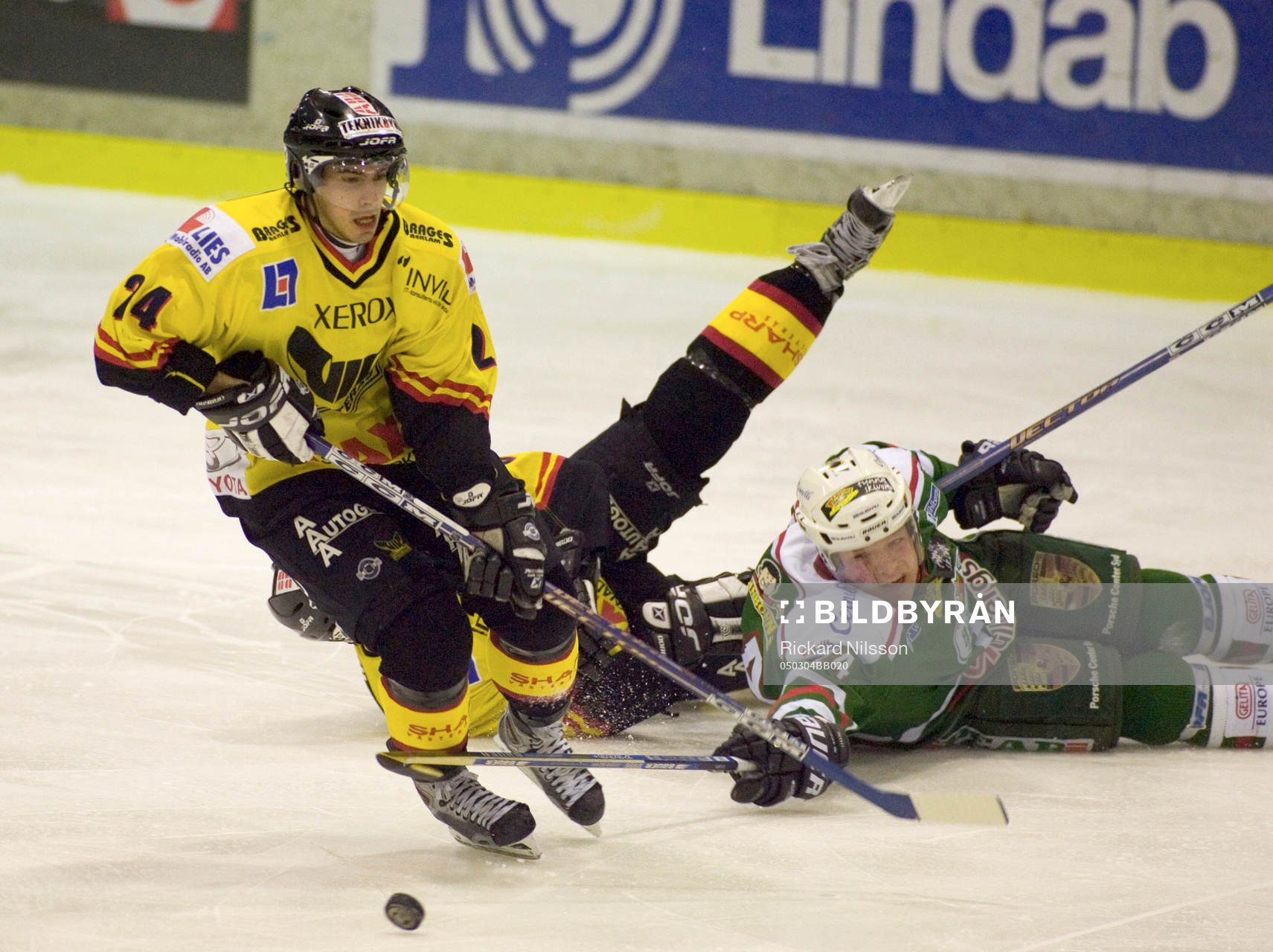 Rikard Ekström, Västerås och Björn Lindén, Rögle