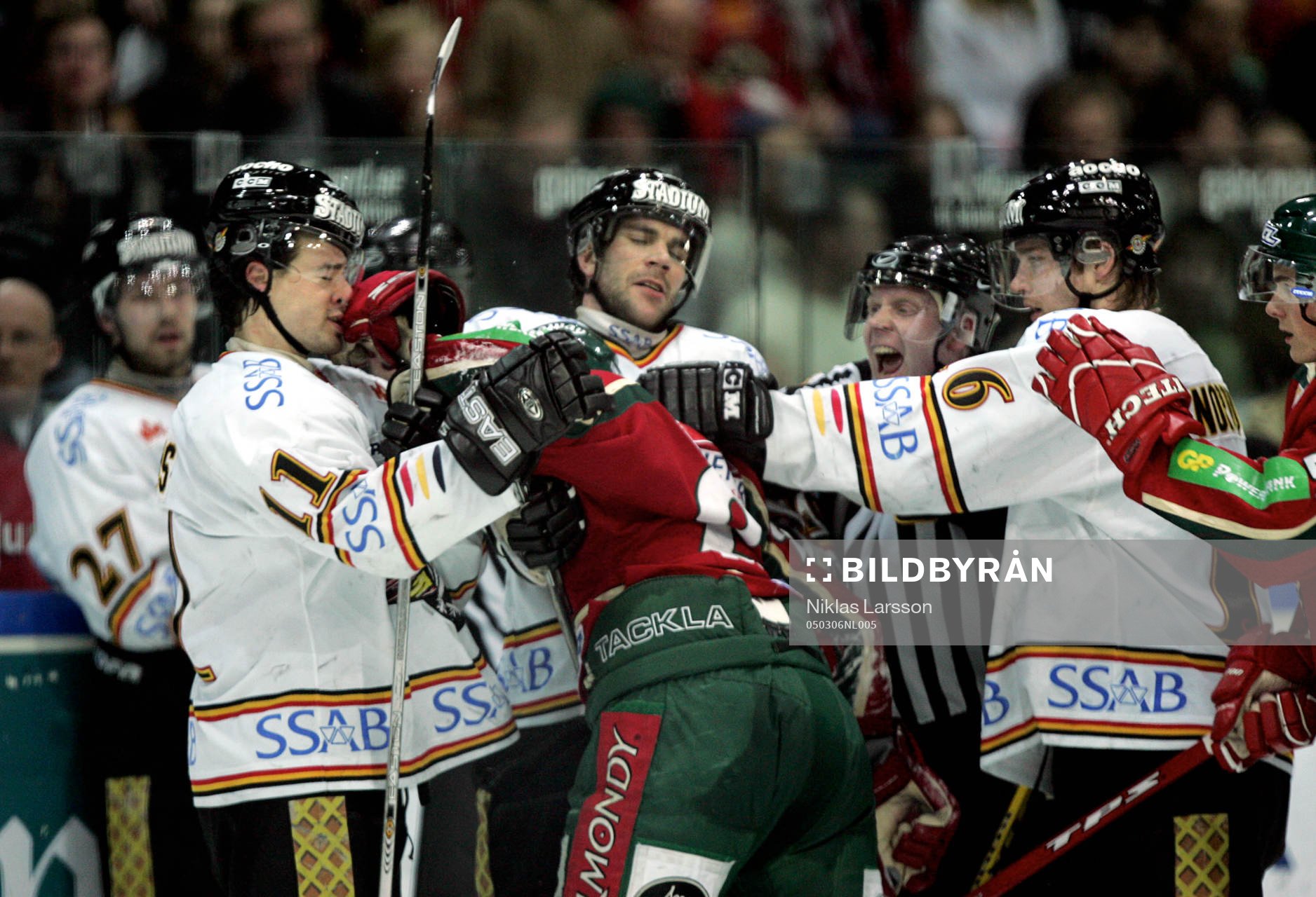 Justin Williams, Luleå får en smäll på näsan