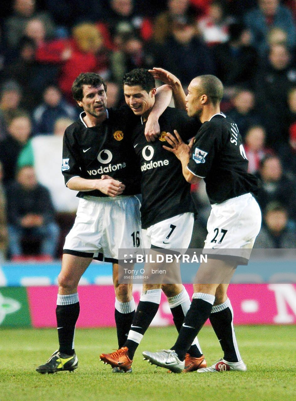 Manchester United's Christiano Ronaldo jubel